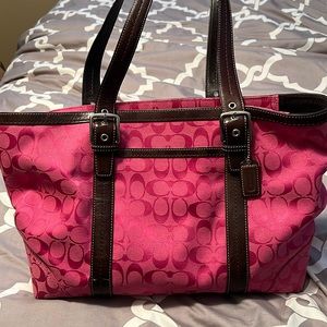 Women’s Coach bag and matching wallet